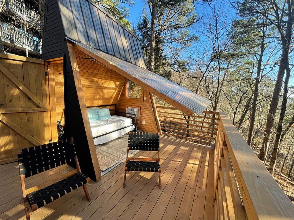Loblolly Pines Adventure Aframe #1 Villa Eureka Springs Buitenkant foto